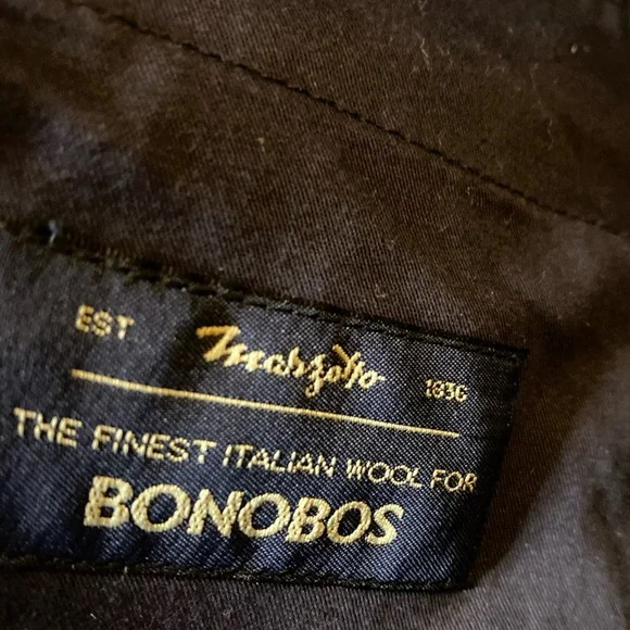 Bonobos Italian Marzotto Wool Athletic Cut Dress Pants 38 x 32 Gray EUC B16-6